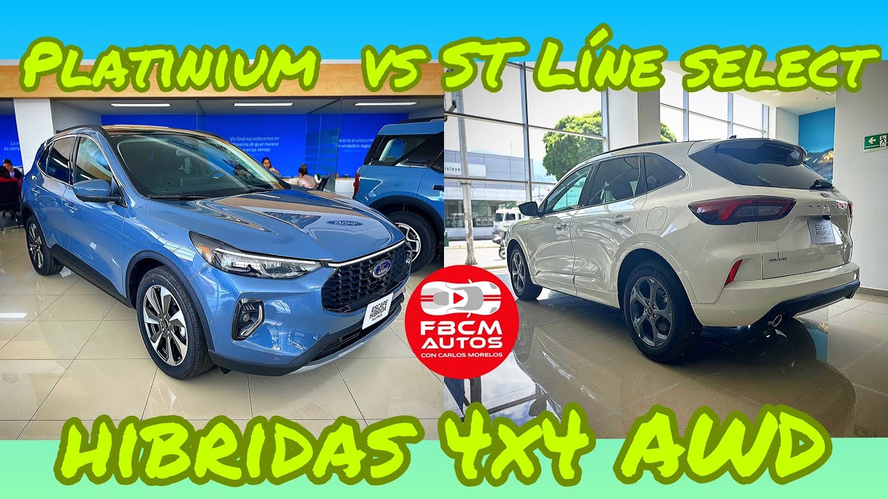 30 Diferenciadores | Platinium vs ST Líne Select | Nuevas Ford Escape Hibridas 4x4 AWD 🍃🍃🍃