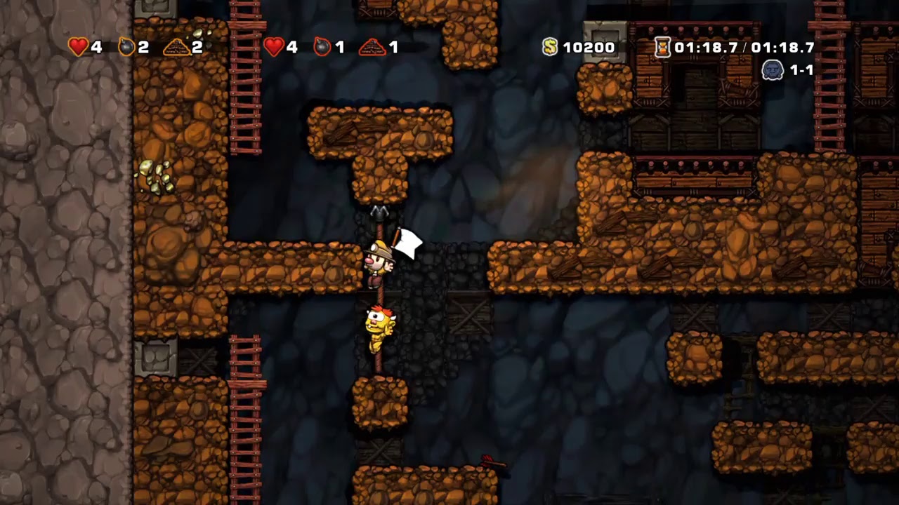 Супер прохождение Spelunky