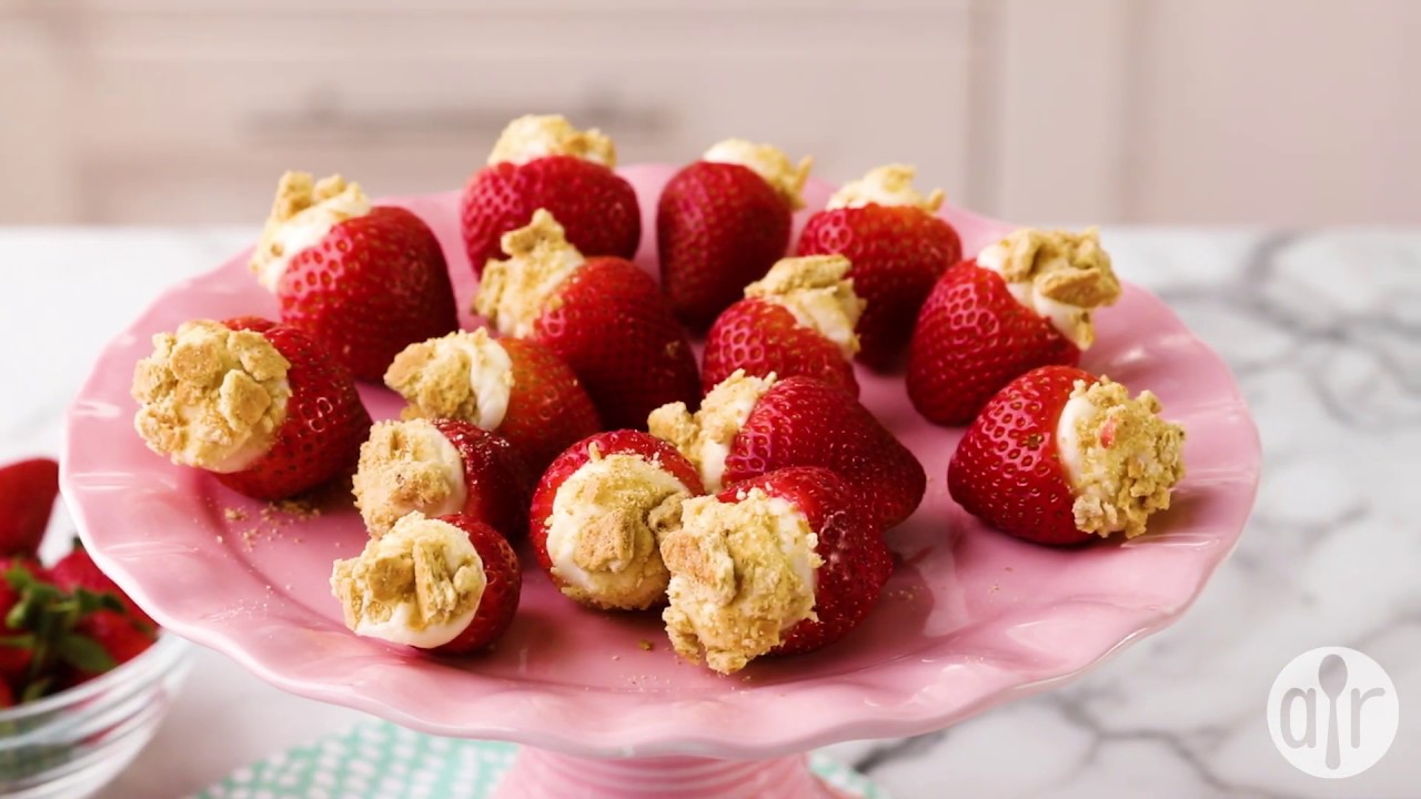 How to Make Cheesecake Stuffed Strawberries | Dessert Recipes | Allrecipes.com