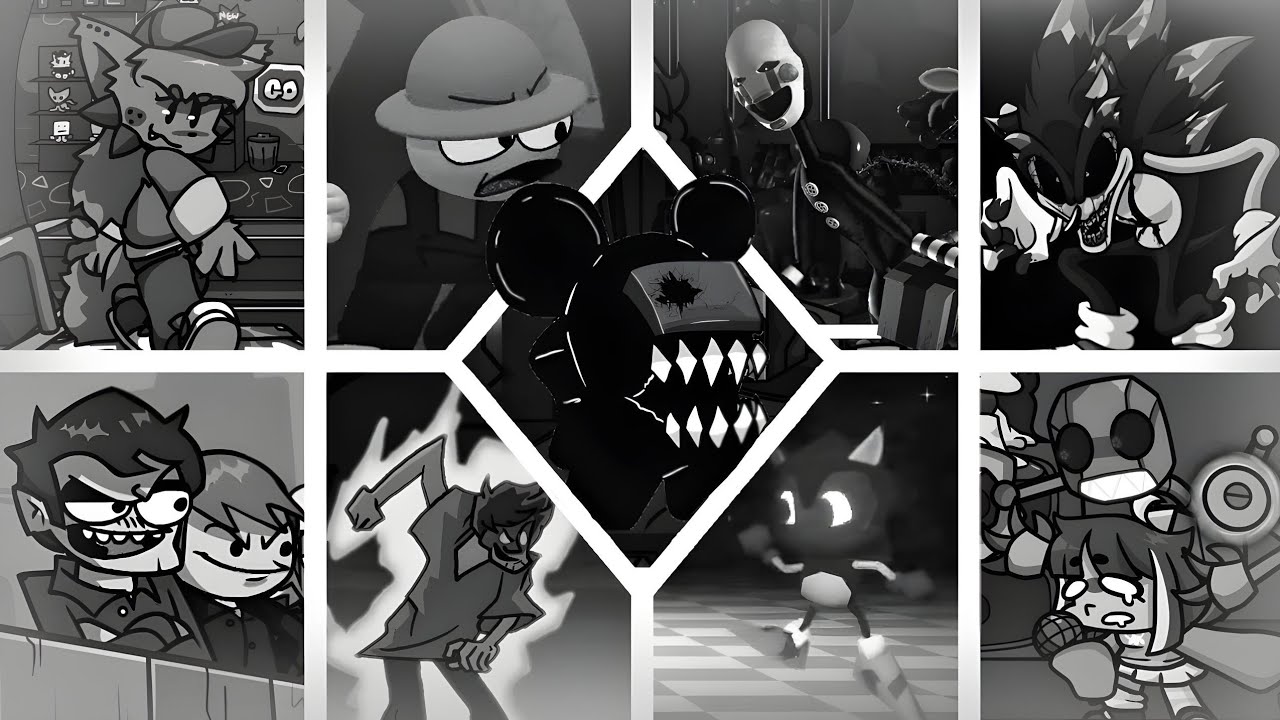 Needle Mouse but Every Character Sings It! 🎤 (FNF Cover) ‹ duuck ›