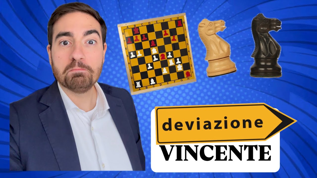 TATTICA VINCENTE: la DEVIAZIONE a SCACCHI per distruggere l’avversario