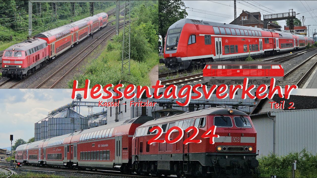 Hessentagsverkehr 2024 | Kassel - Fritzlar | Teil 2 | 4K 60fps (UHD)