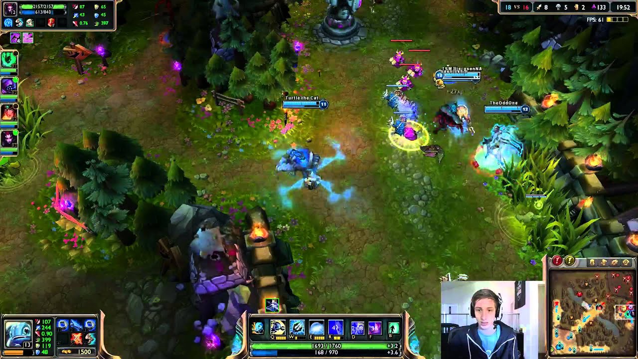 TSM Bjergsen - Fizz vs Jarvan IV - mid &laquo;Boss&raquo; [with Dyrus] (Challenger I)
