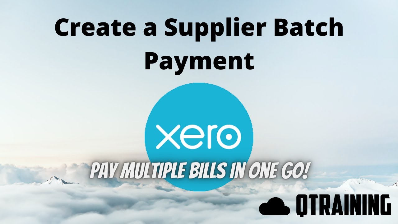 Xero | Создание пакетного платежа поставщику