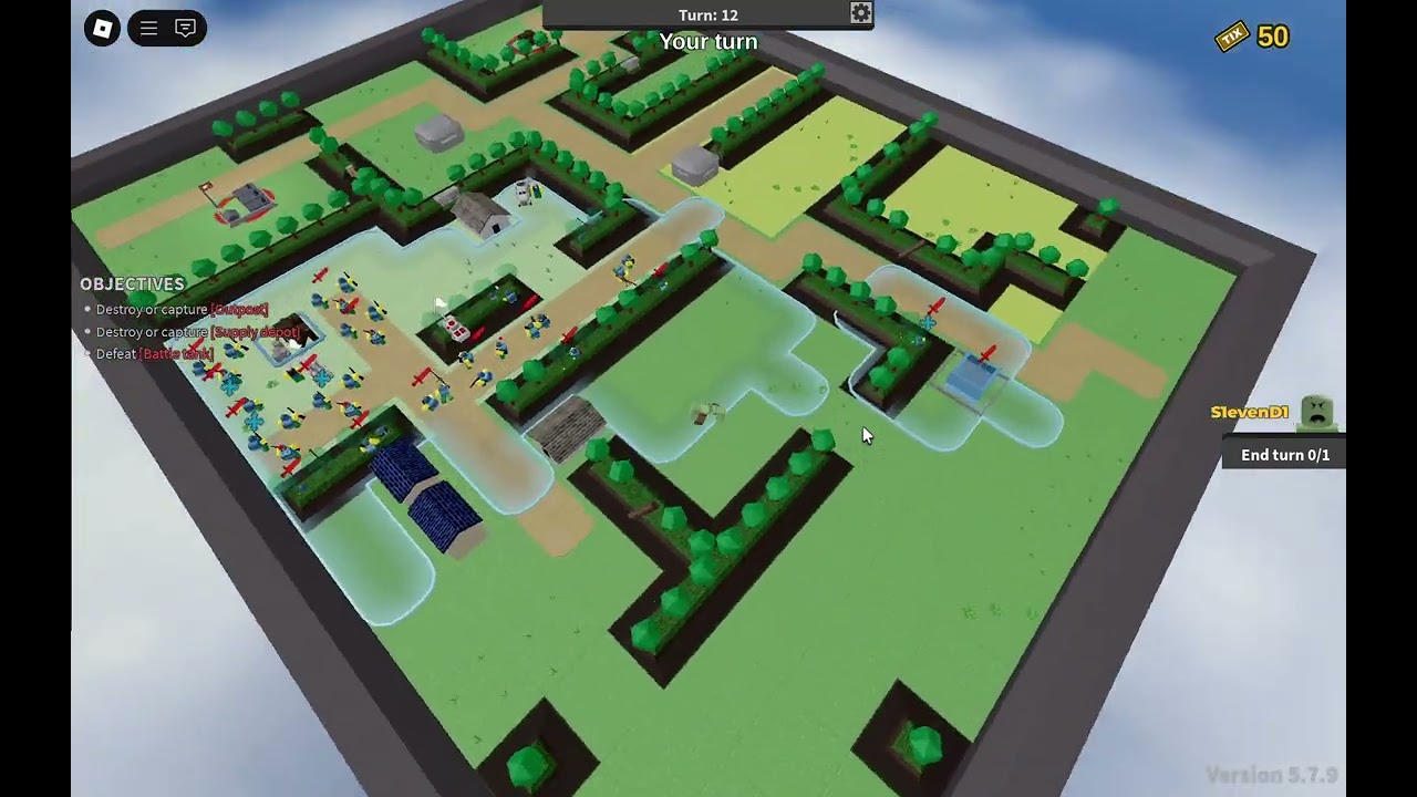 Hedgerow tactics (Rigged) - Noobs in Combat (Brigade Tactician role)