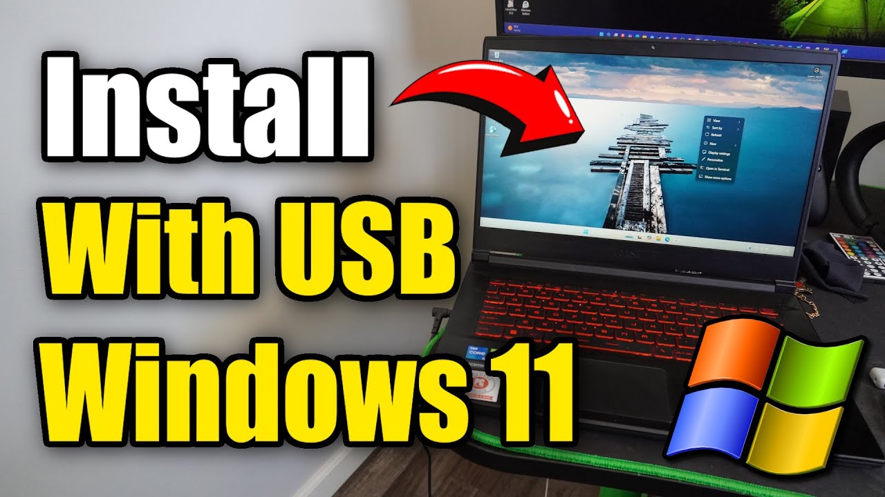 Как установить Windows 11 на новый компьютер с USB-накопителем (полное руководство)