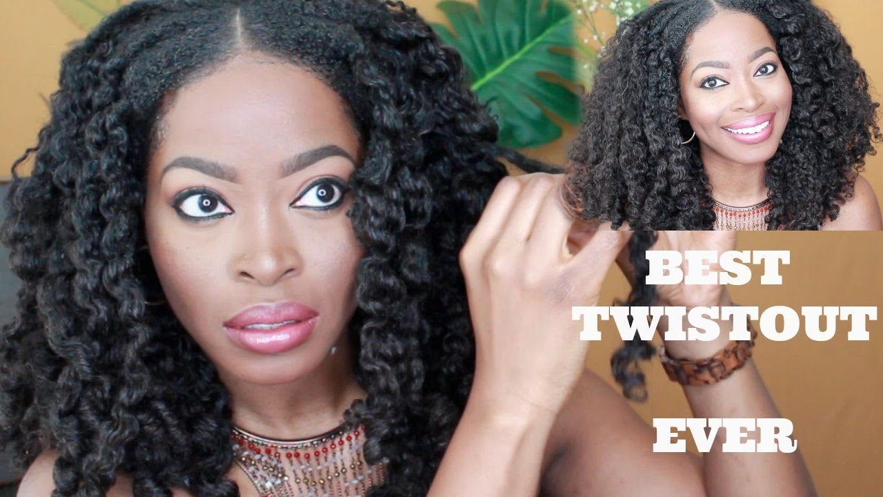 BEST TWISTOUT EVER with Best Kinky Curly Upart Wig (HERGIVENHAIR)  ft. Curls Blueberry Bliss 1