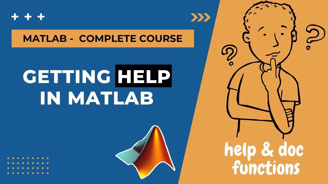 6. Getting Help in Matlab | MATLAB Tutorial for Beginners | Full Course