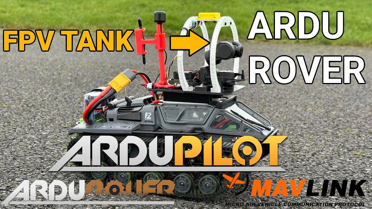 FPV-танк: от игрушки до автономного вездехода ArduPilot (руководство по сборке ArduPilot + MAVLink)