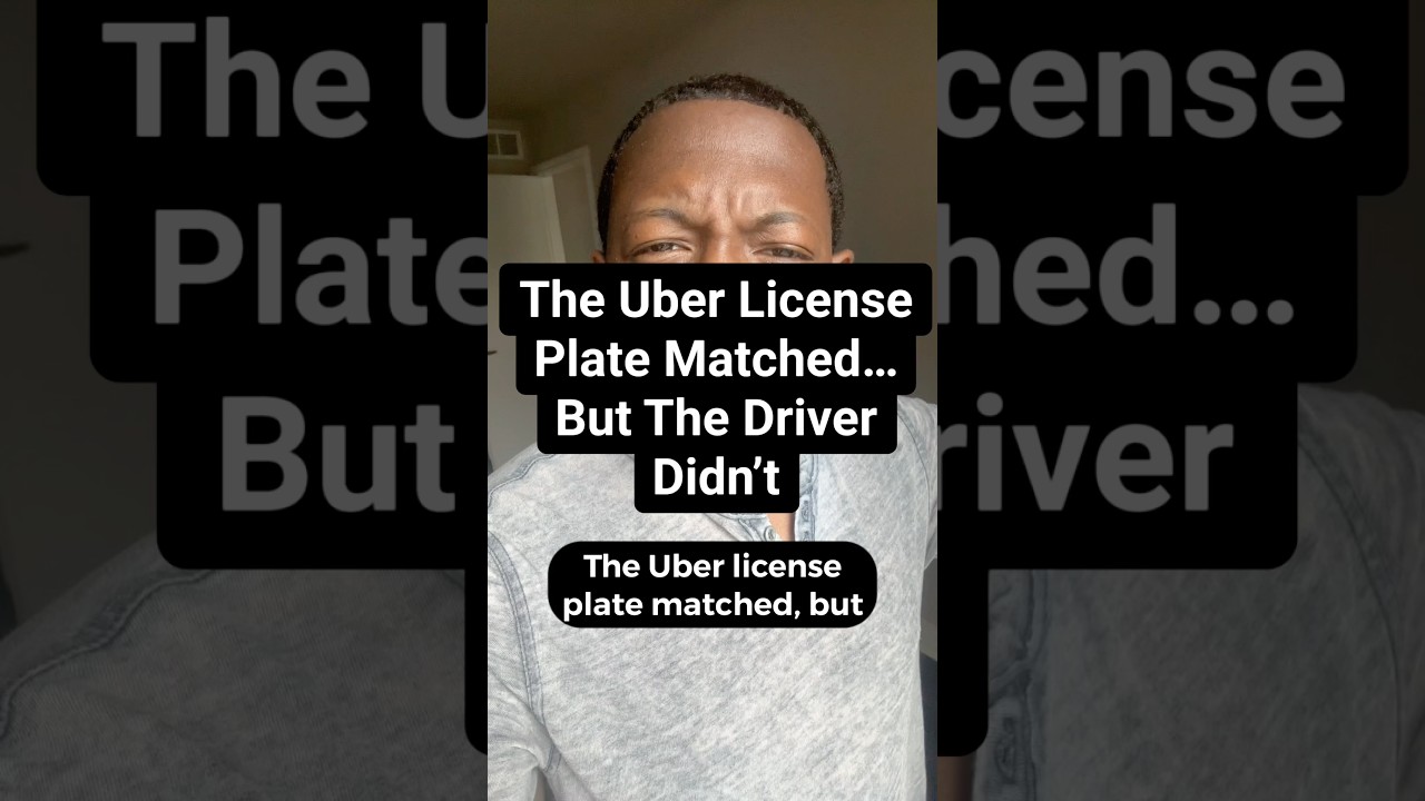 Uber license plates didn&rsquo;t match I&rsquo;m not about to get in that car #shorts