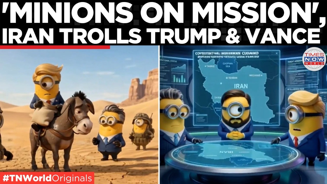 WATCH: Iran Trolls Trump, Vance and Hegseth With Viral AI Minion Propaganda On Nuclear Hunt!