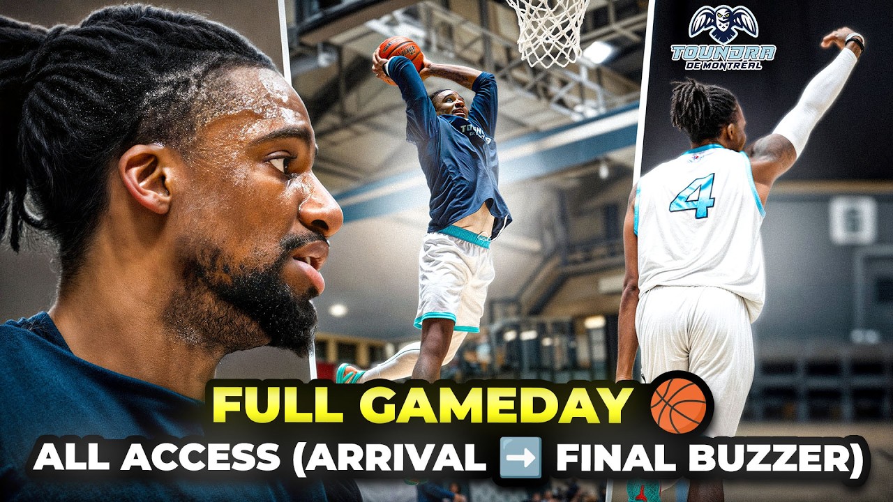 Pro Basketball Game Day | Mic'd Up Arena Arrival, Warmups & Highlights
