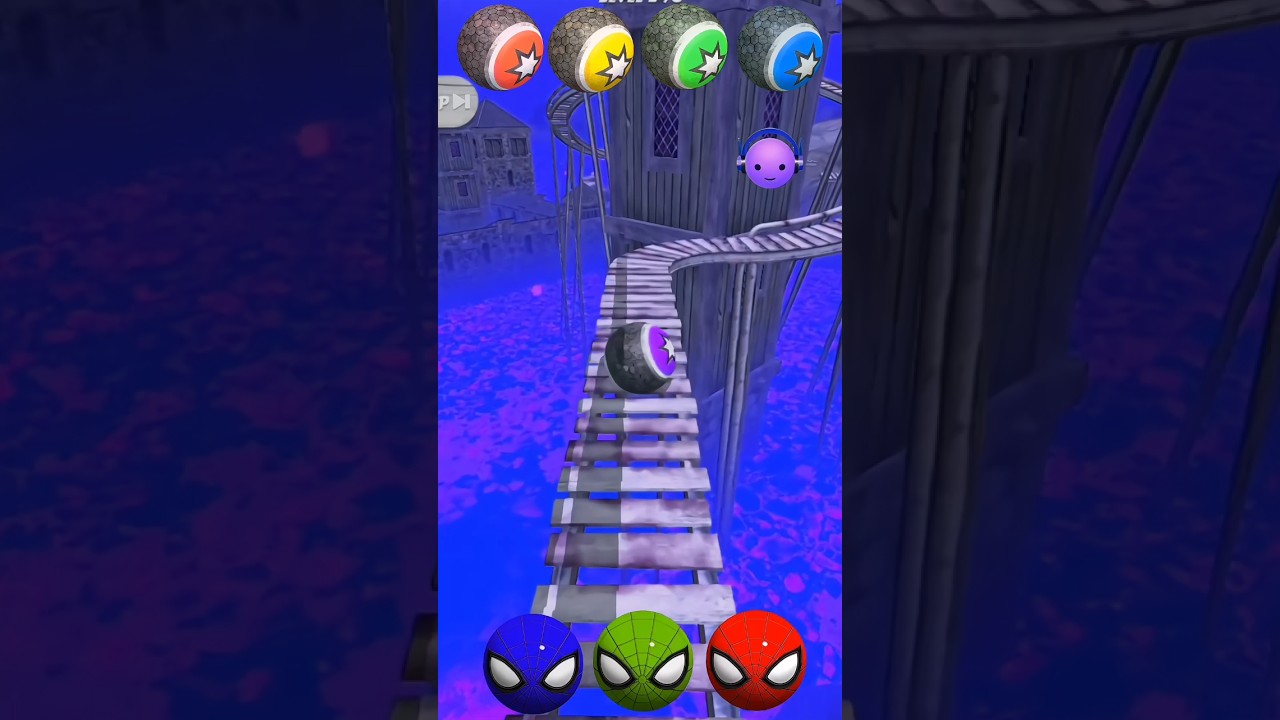 You're Controlling This Crazy Ball Rollance Going Balls SpeedRun #shorts #shortvideo #gaming #games