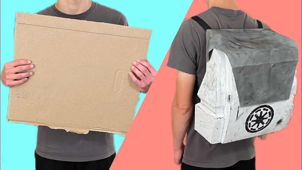 I Made A Clone Trooper Backpack Out Of Cardboard
