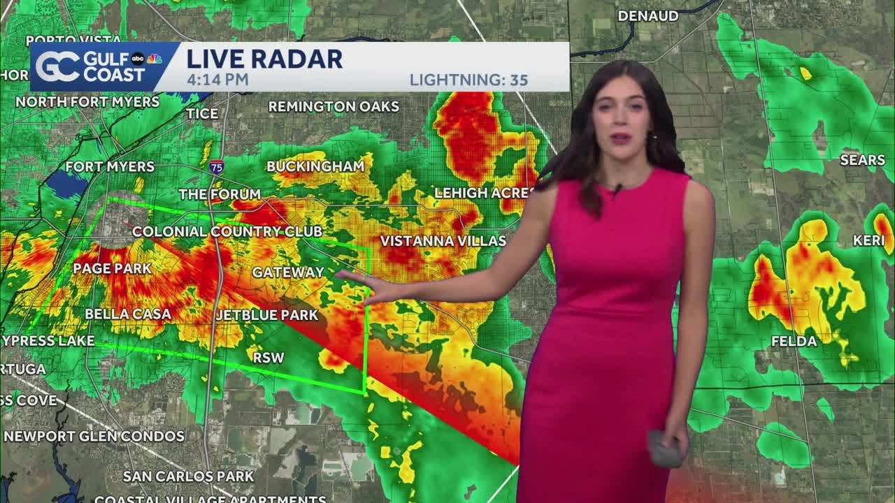 Parts of Lee County under flood advisory as stormy pattern returns to the Gulf Coast