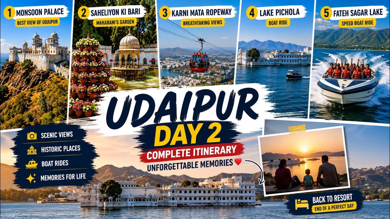 Planning a Udaipur Trip? Watch This First! | 5 Must-Visit Places in One Day#travel#travelguide