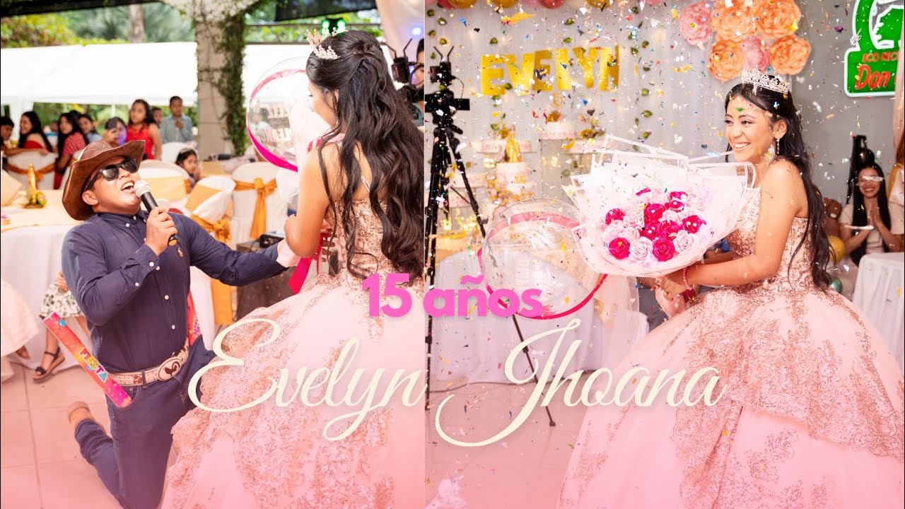 El PATRÓN le mandó este hermoso RAMO DE FLORES || 15 años de Evelyn Jhoana