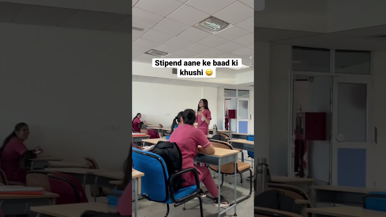 Finally stipend mil hi gya 😁 #shortsfeed #shortvideo #aiims #nursing #medico #students #shorts
