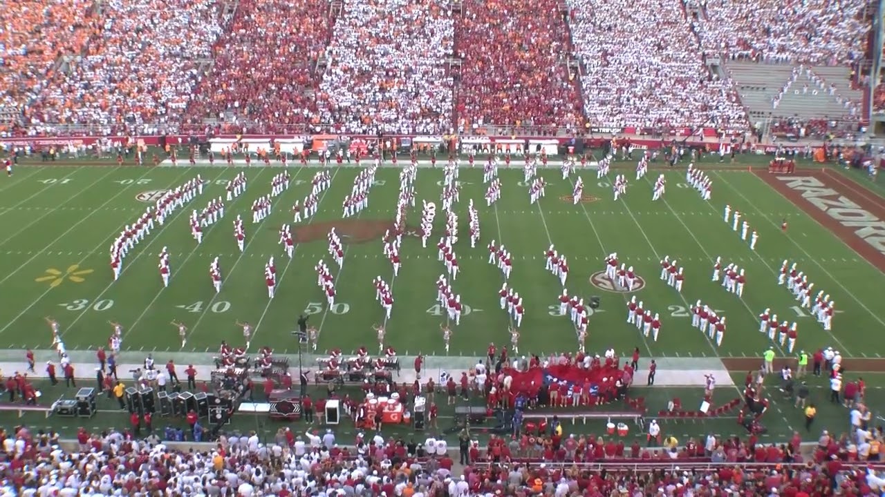 Razorback Marching Band, Pregame 10/05/24, Tenn. @ Fay.