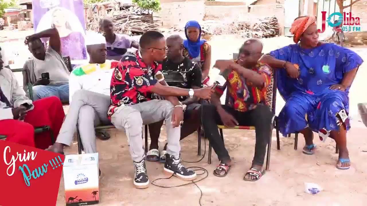 Grin Paw avec les jeunes de Badougou Djoliba
