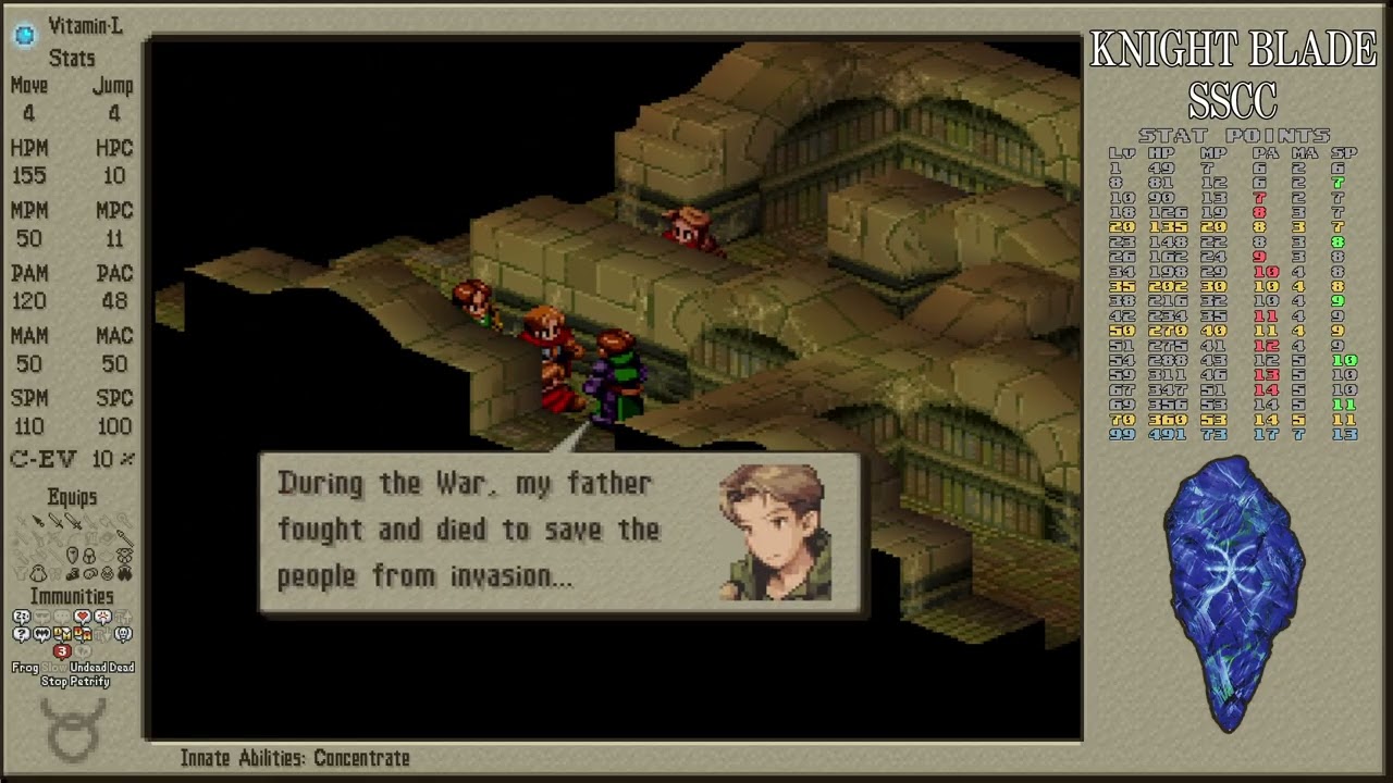 [FFT] Knight Blade SSCC Pt.21 - Underground Book Storage Third Floor