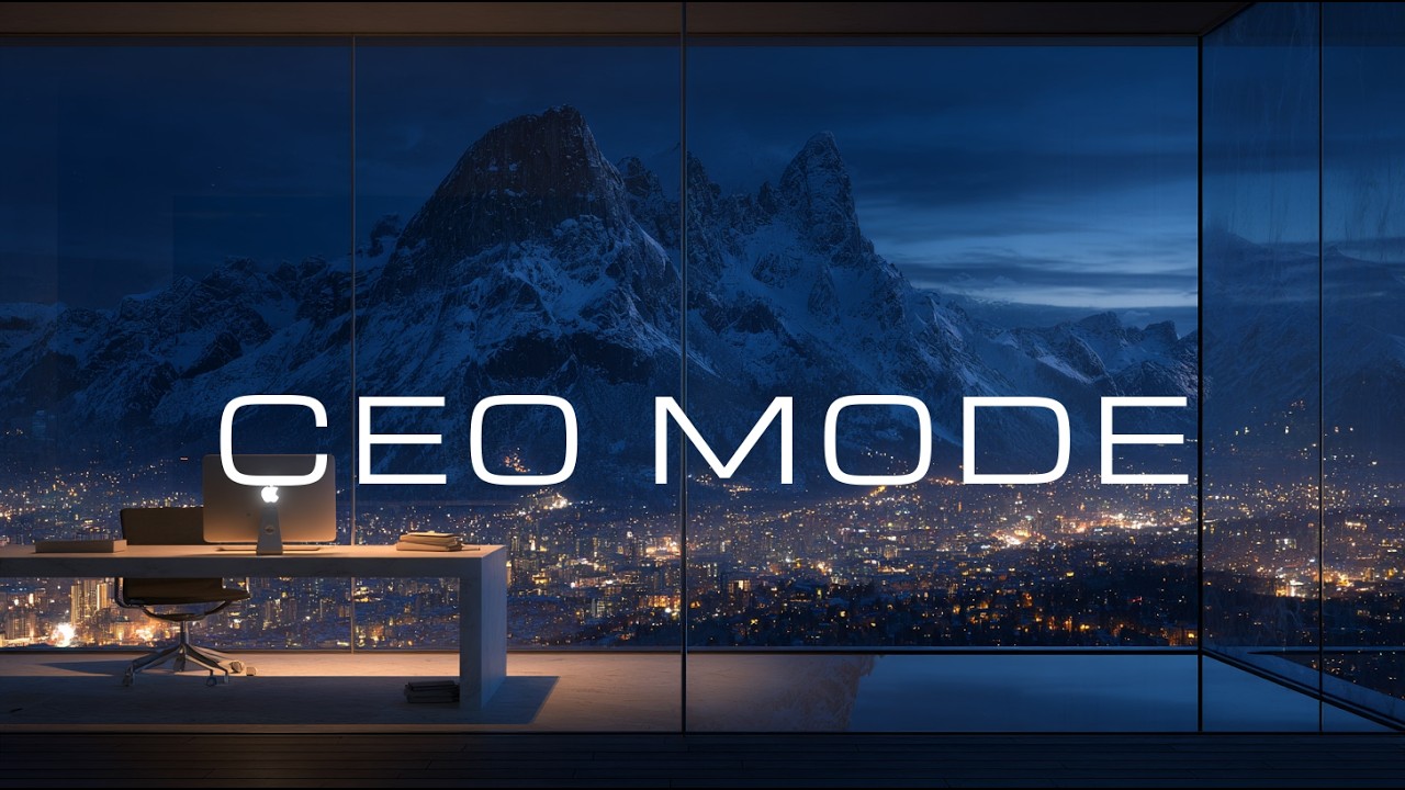 CEO MODE | Focus Drive Music for Night Work & Deep Flow