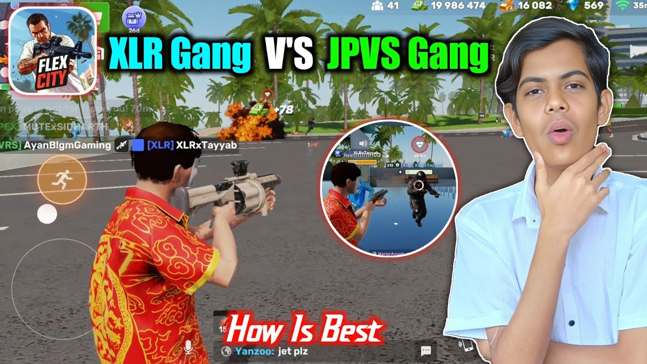 Biggest Gang War With Top 5 Gangs! 🤯 || Flex City Gameplay