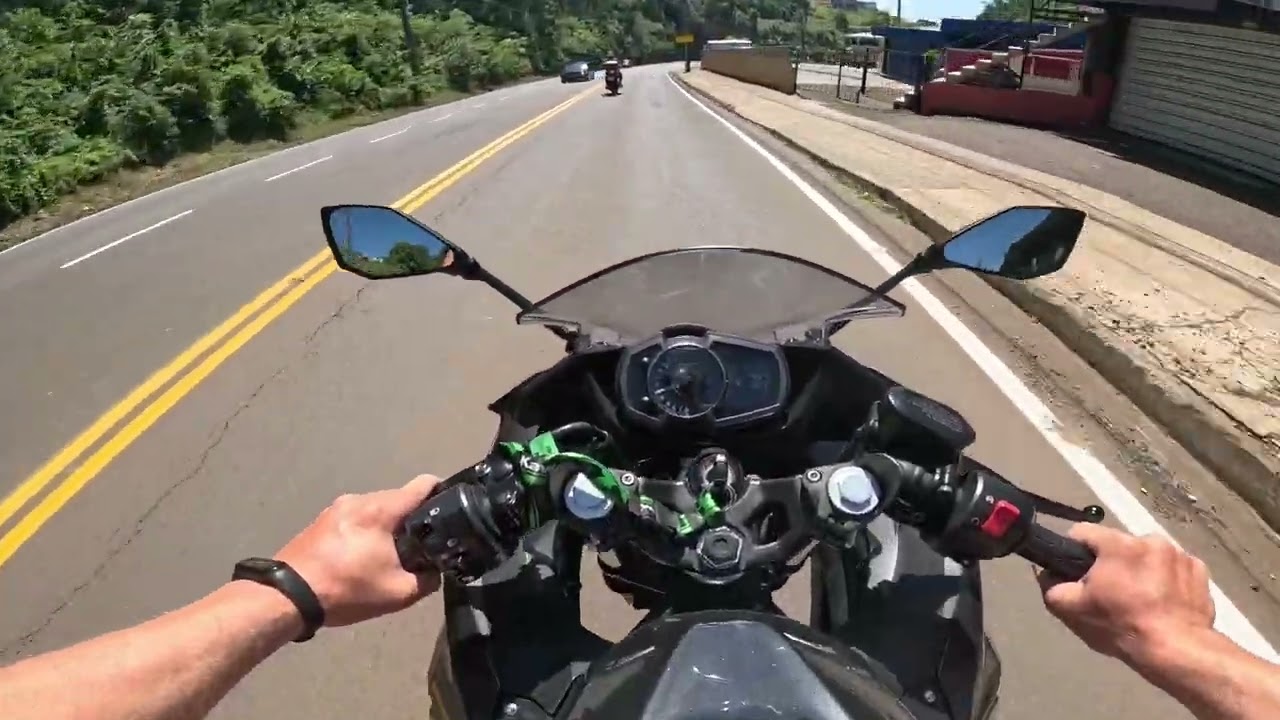 PRIMEIRAS IMPRESS&Otilde;ES DA NINJA 400 2022! Gopro Hero 11