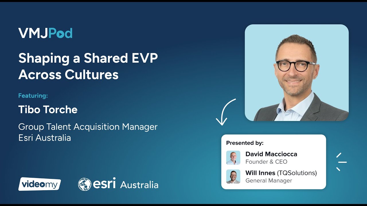 74 [EB Series] Shaping a Shared EVP Across Cultures | Tibo Torche from Esri Australia