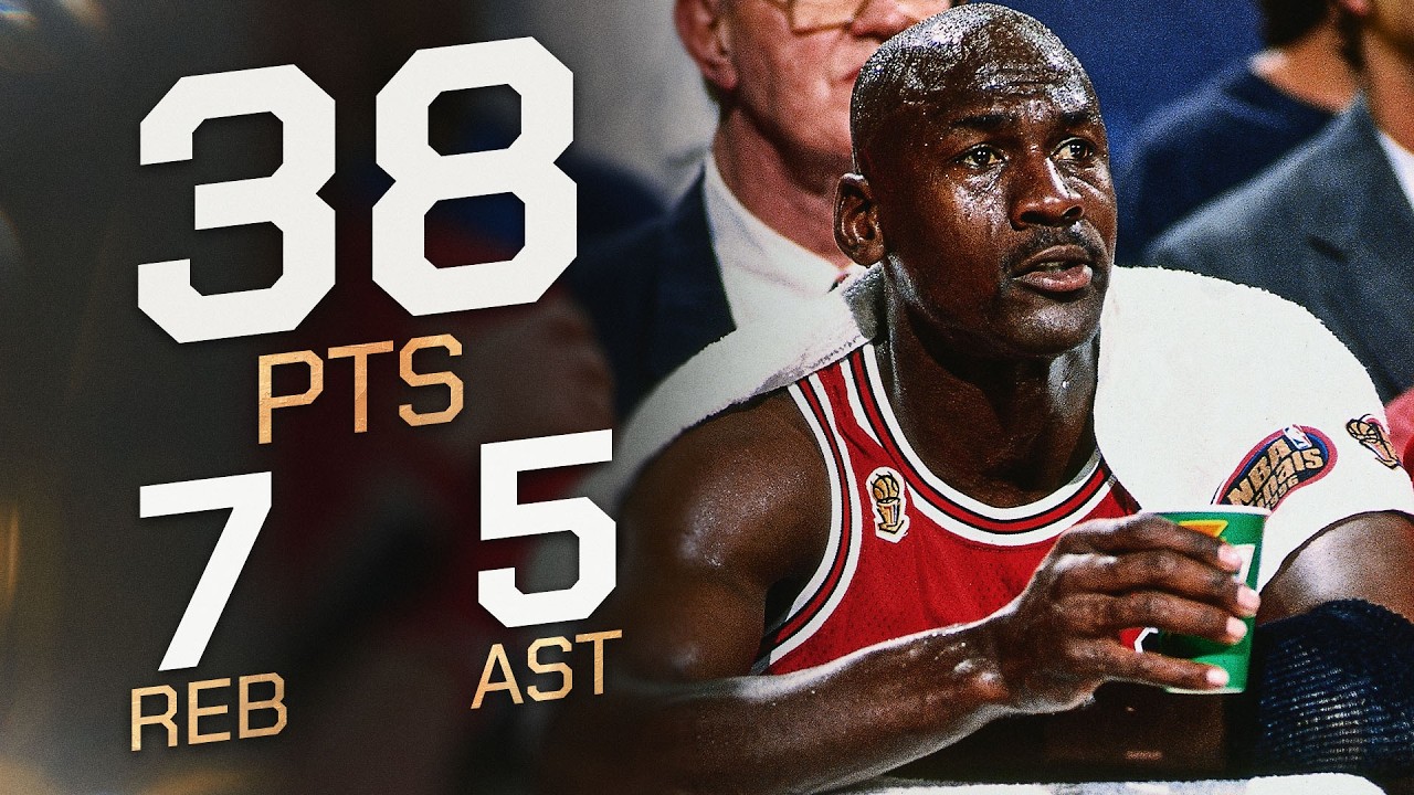 Michael Jordan's ICONIC Flu Game!