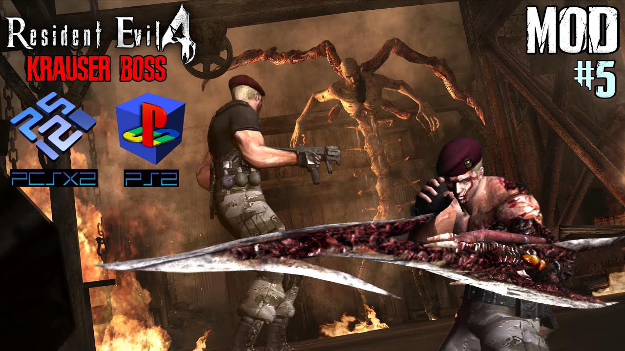 Resident Evil 4 Mod Krauser Boss BOW & TMP - #5 Krauser VS Bitores Mendez !