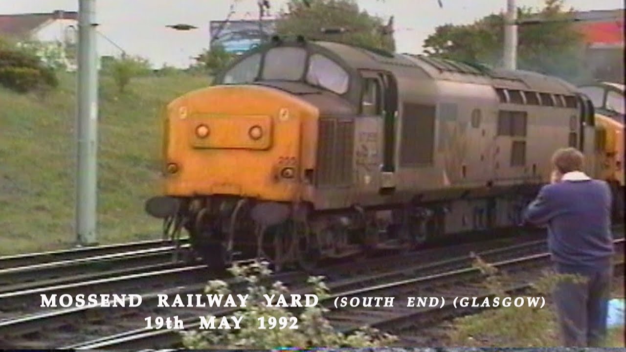 BR in the 1990s Mossend Railway Yard South End on 19th May 1992