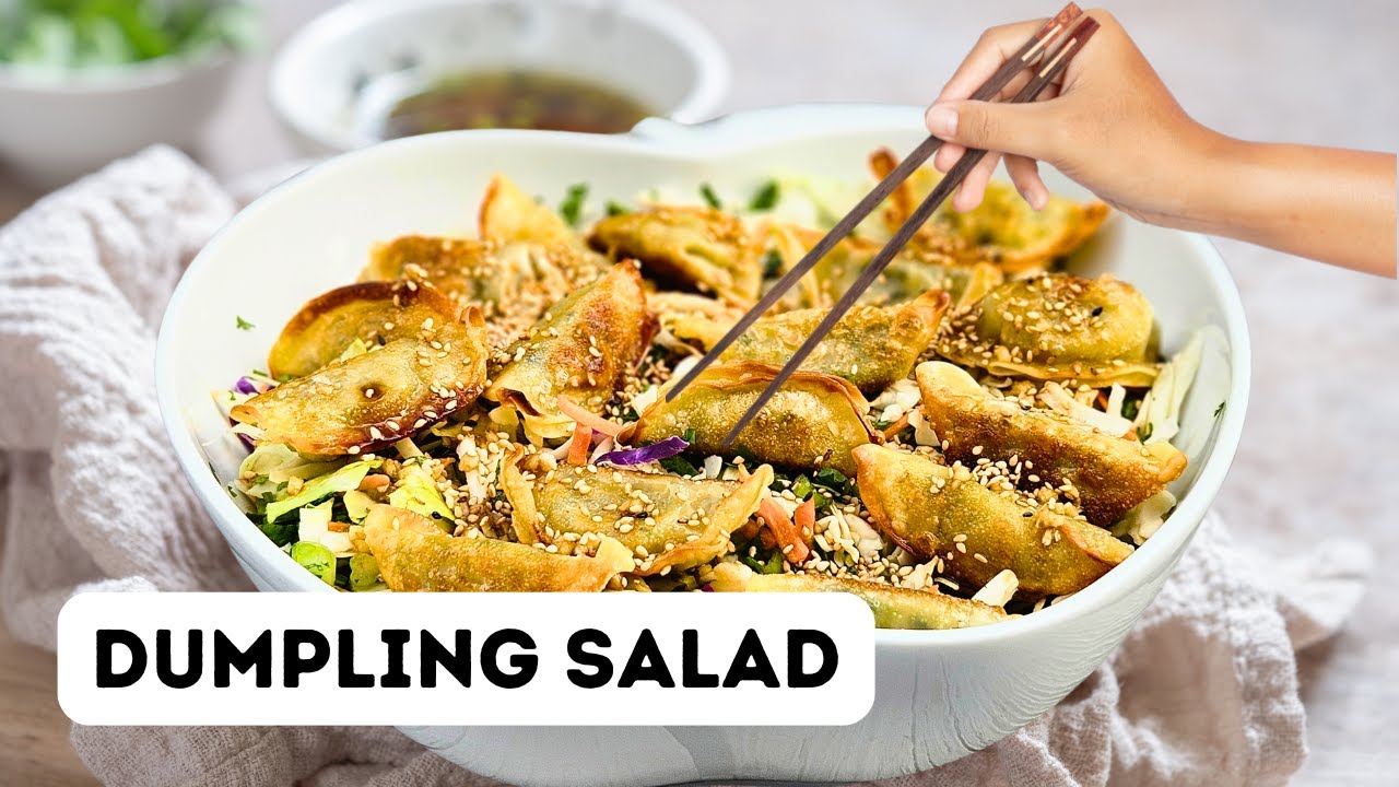 I made EASY COLESLAW SALAD with Dumplings /NEW WAY MAKE COLESLAW SALAD
