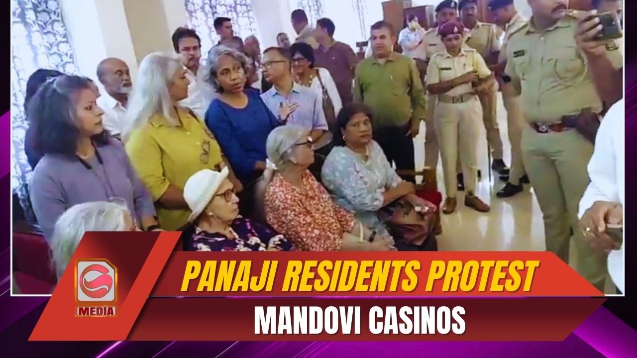 Panaji Residents Protest Mandovi Casinos