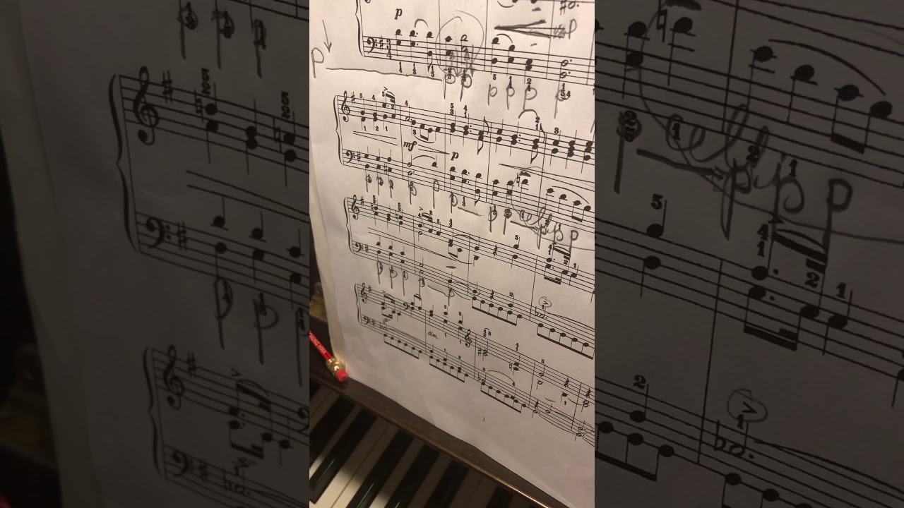 Фрагмент урока online  Tchaikovsky Morning pray - Pedal Чайковский Утренняя молитва. Педаль