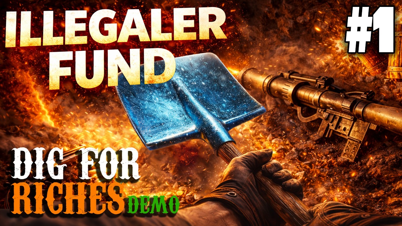 NEUER MINING SIMULATOR mit ILLEGALEN FUNDEN 😮 | Dig for Riches Demo | #1