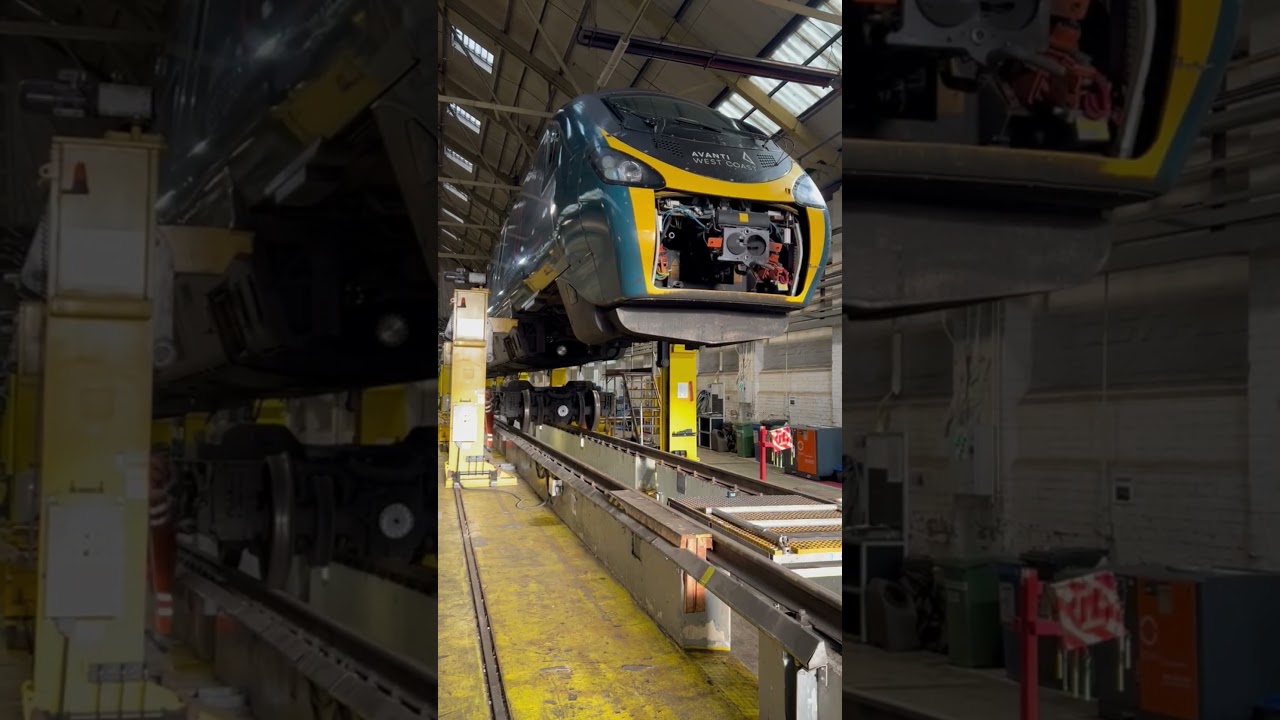 A day in the life of a Class 390 Pendolino at our Manchester Traincare Centre