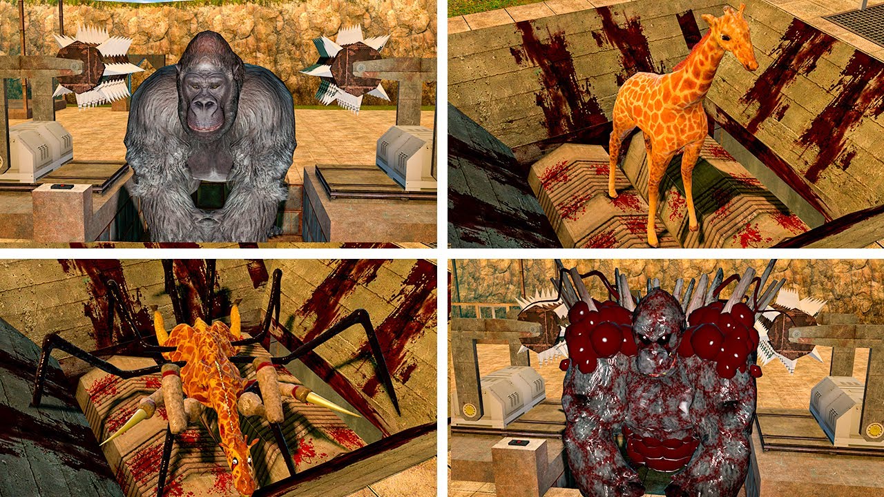 NEW ALL ZOOCHOSIS MONSTERS AND ALL NATURAL ANIMALS FAMILY TORTURE!! (Garry's Mod)
