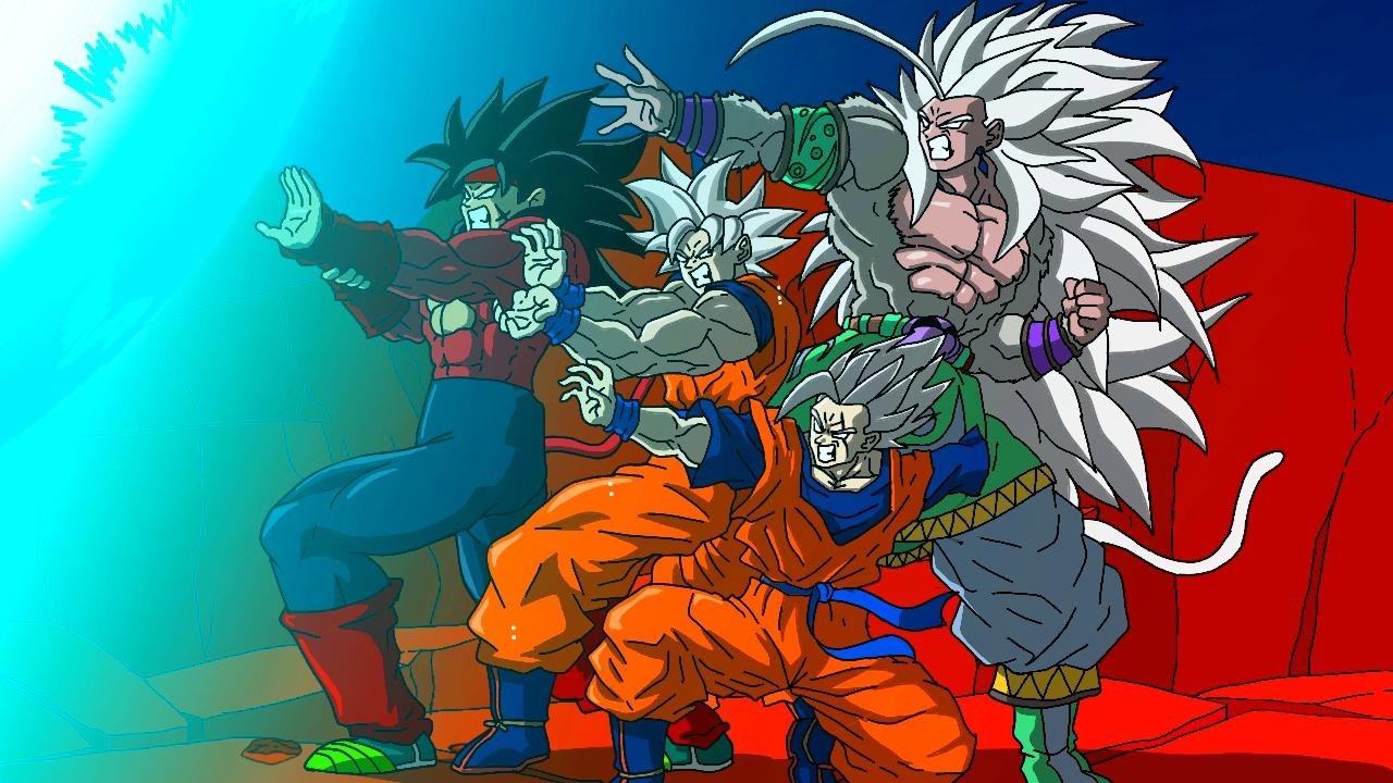 Goku, Gohan & Bardock Triple Kamehameha | Dragon Ball AF
