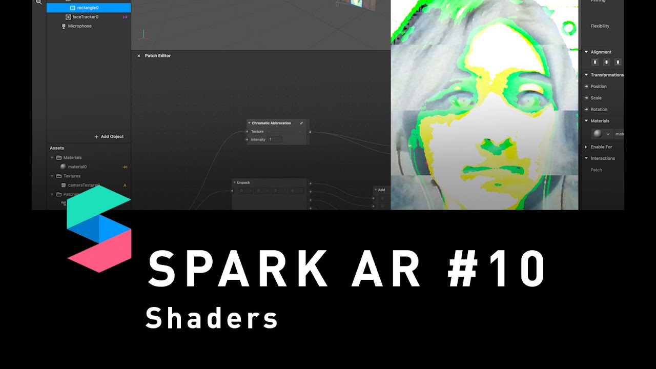Spark AR #10 Tutorial: Shaders / Filter Effects