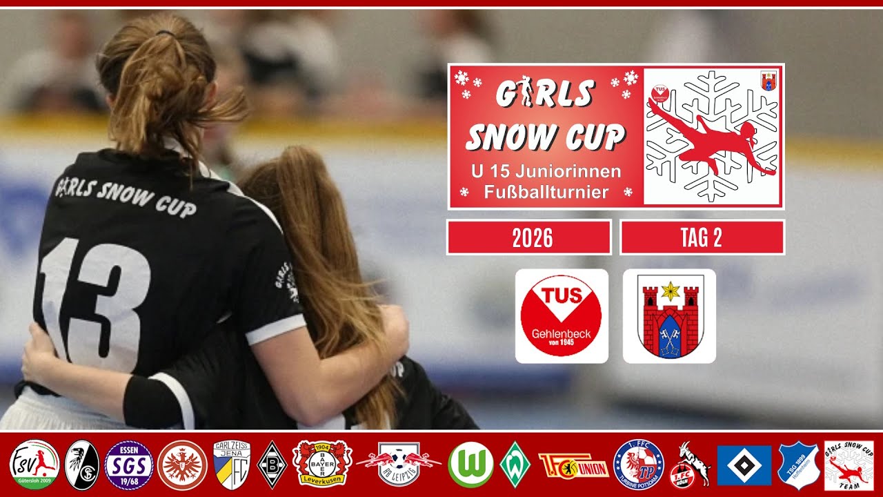 Girls Snow Cup 2026 – Finaltag | U15-Mädchenfußball LIVE