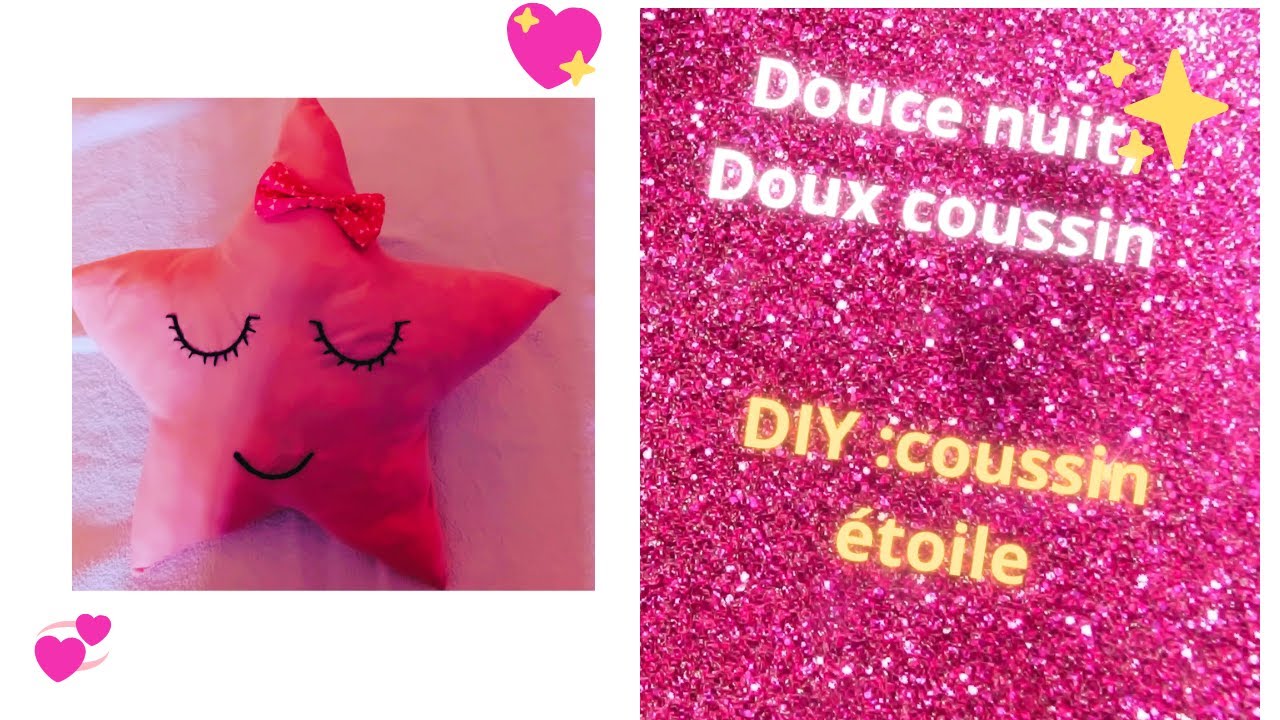 COMMENT COUDRE UN COUSSIN ETOILE FACILEMENT