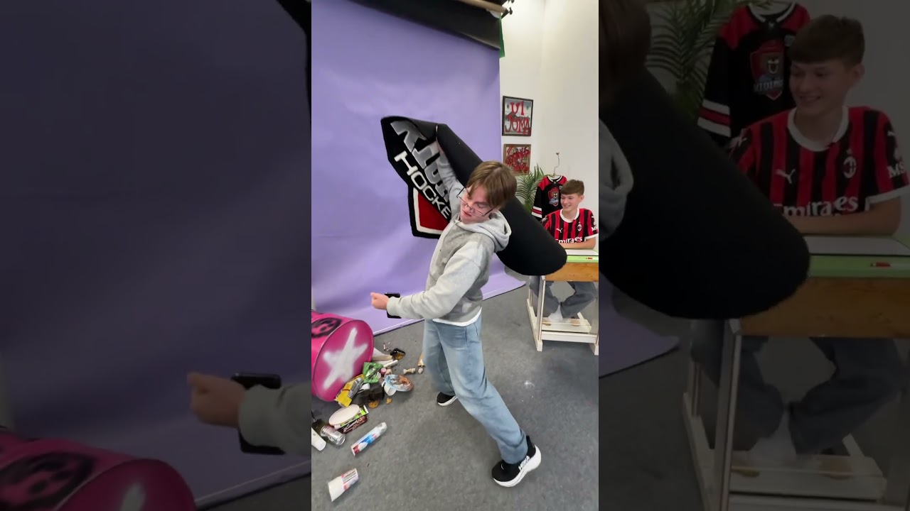 Jessetys sekoaa videon kuvauksissa