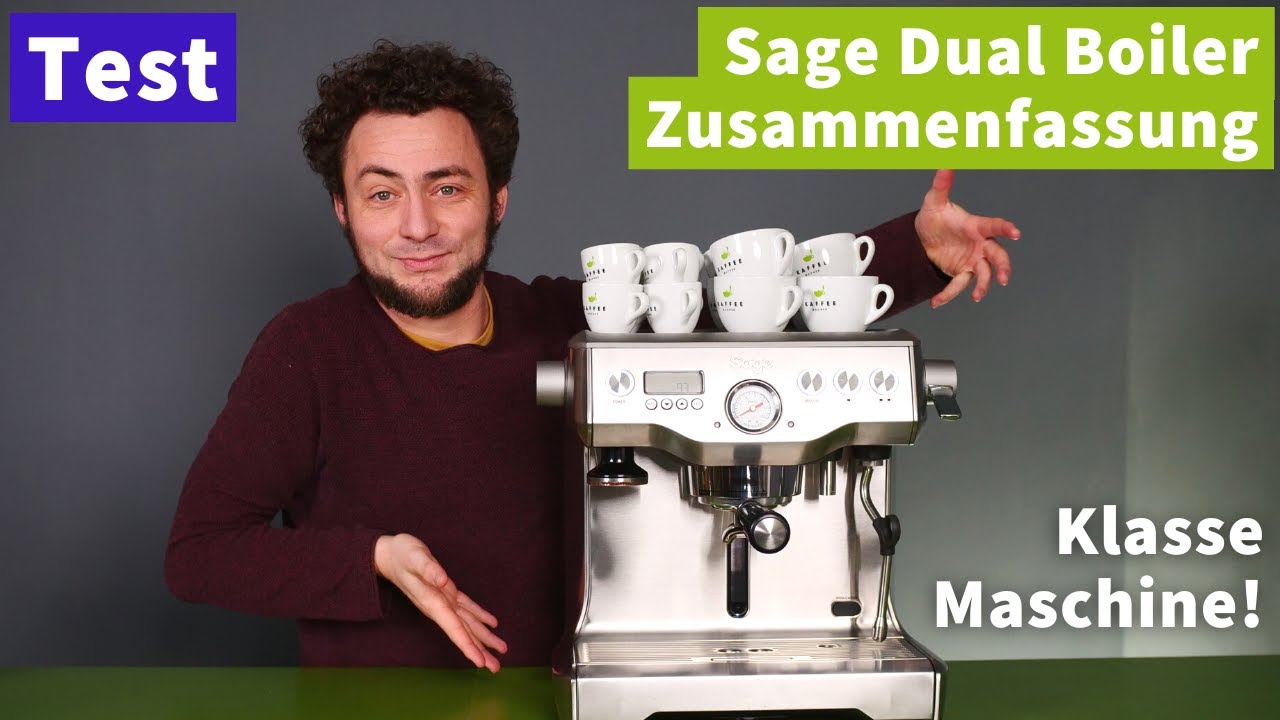 Sage Dual Boiler Espressomaschine im Test - Zusammenfassung