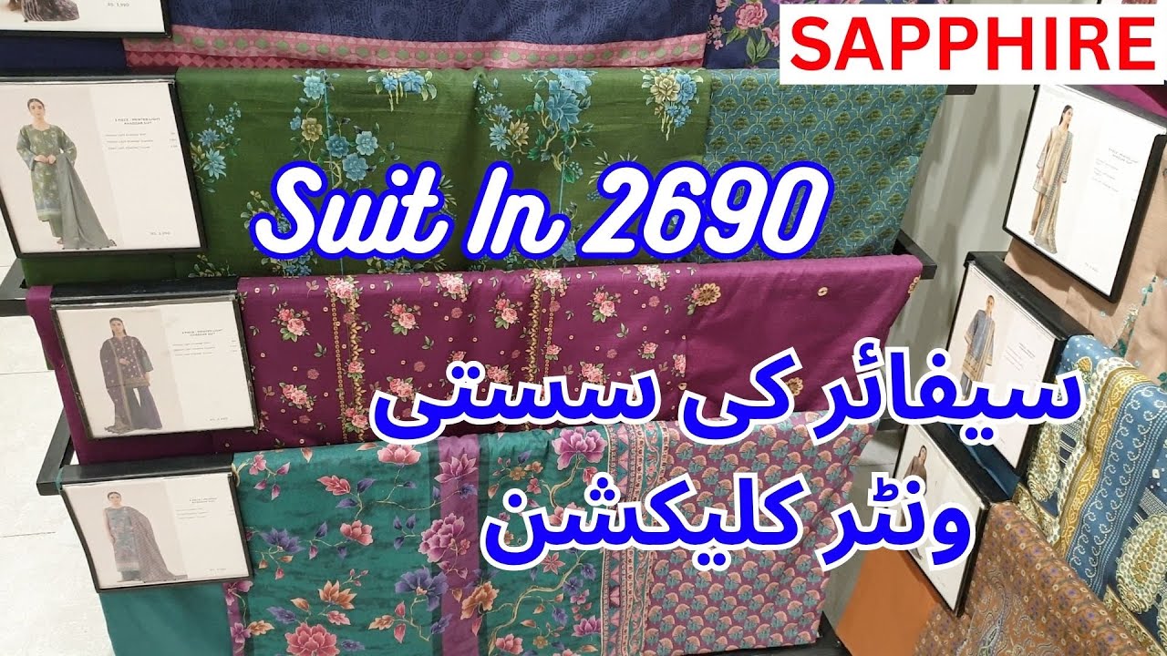 Sapphire Winter New Arrivals / Sapphire Low Priced Collection 2025 🔥 / Sapphire Sale Today
