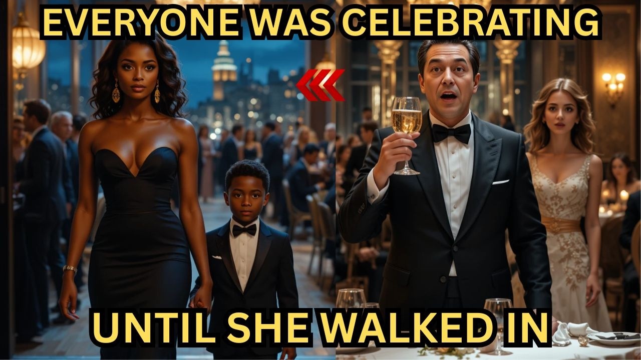 At His Engagement Dinner, A Billionaire Ceo Freezes… When His Ex Shows Up With The Child He Once Rej