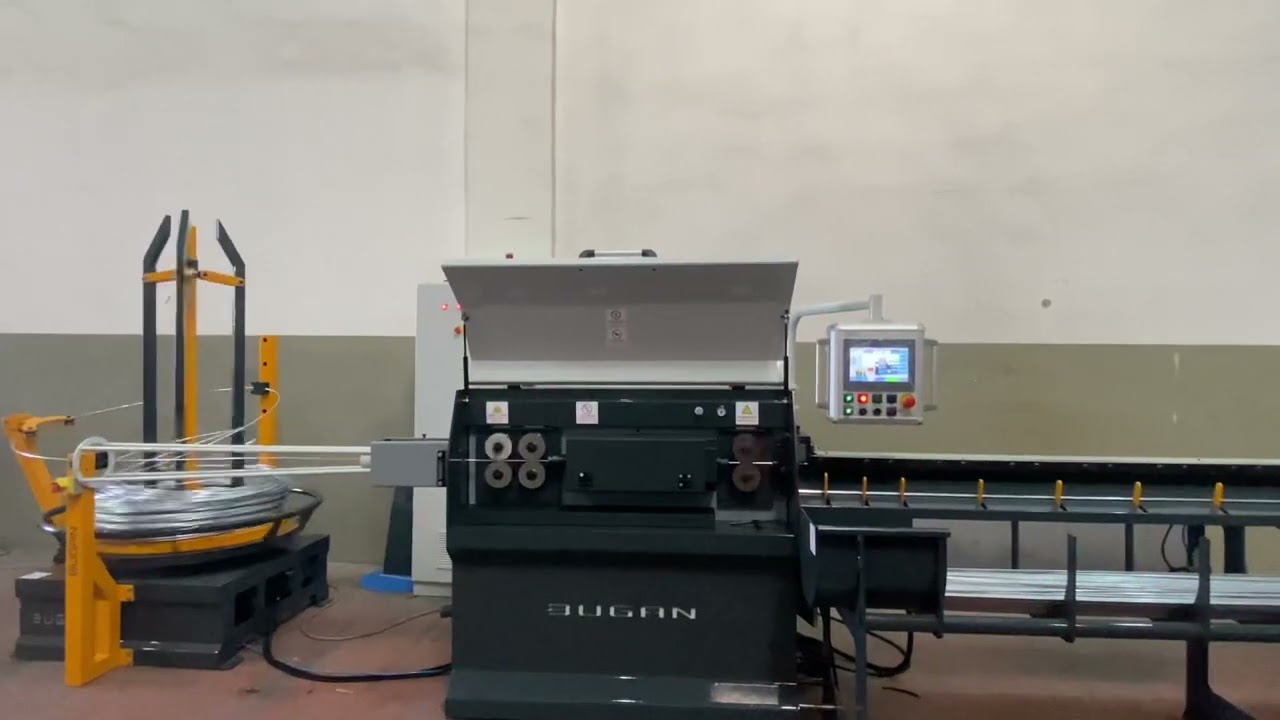 Double Panel &Ccedil;it Tel Doğrultma Kesme Makinesi