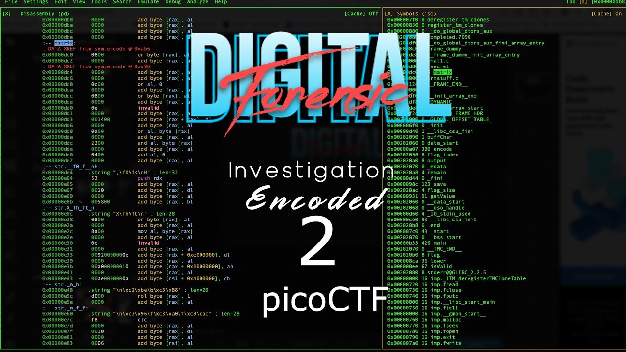 PicoCTF Forensic category on mission Investigation_Encoded 2