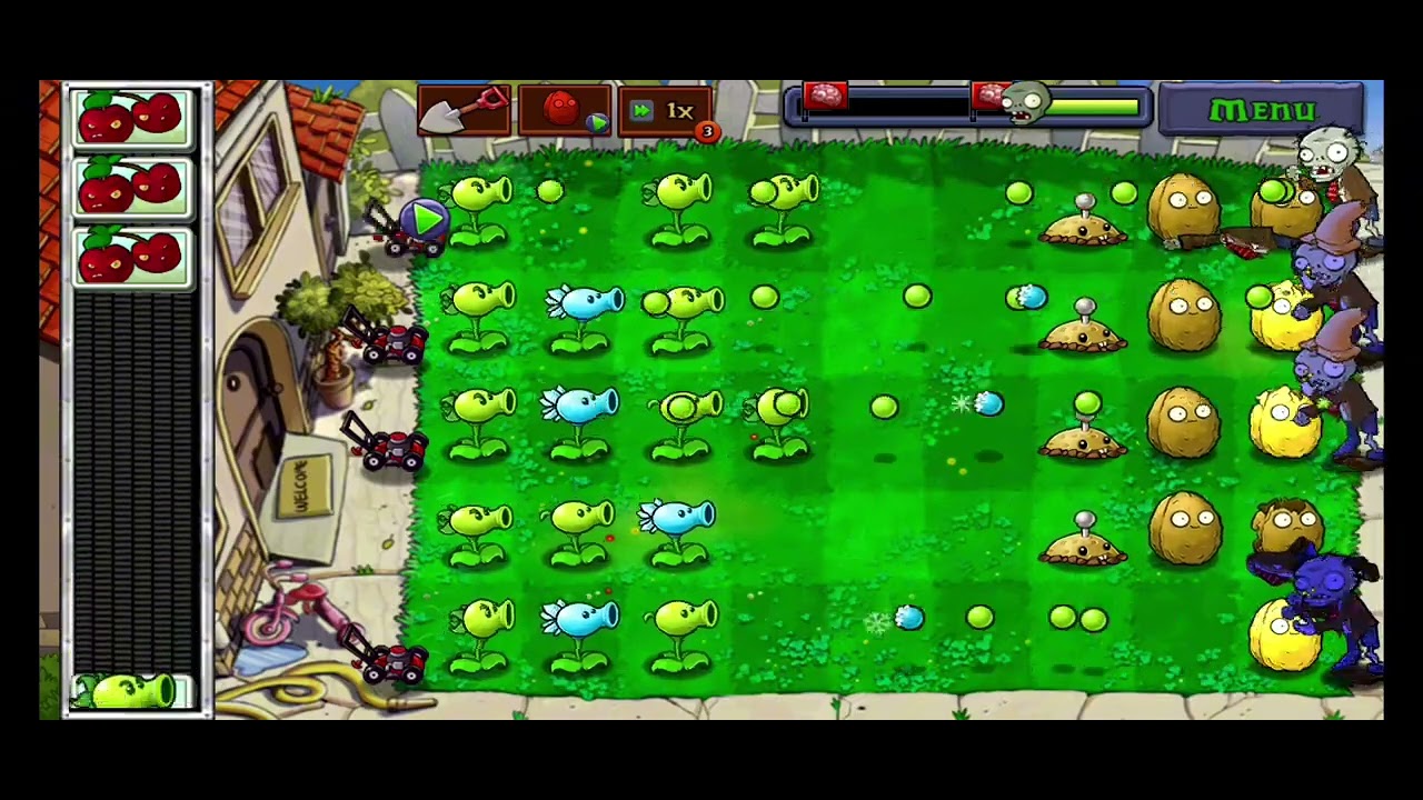 Plants vs zombie level 10 #plantsvszombies #game @Salsa-games 