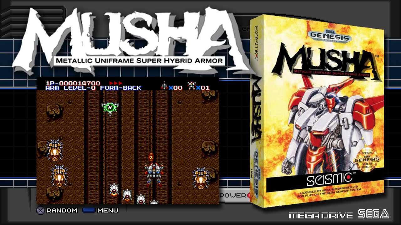 M.U.S.H.A.: Metallic Uniframe Super Hybrid Armor - Sega Genesis/Mega Drive